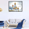 14CT Partial Cross Stitch Castle Stamped DIY Embroidery Kits Printed Crafts