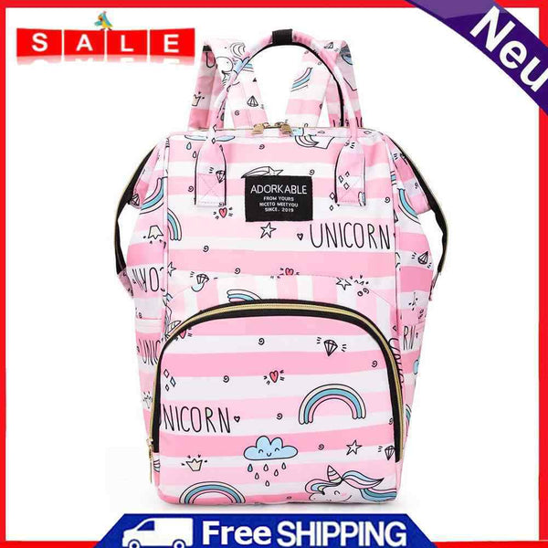 Women Print Large Mummy Diaper Bag Scroller Organizer Fashion Maternity Handbags