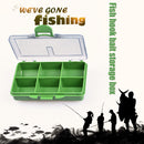 Multi-Slot Lures Bait Hooks Box Fishing Tackle Storage Container (6 Cells) Newly