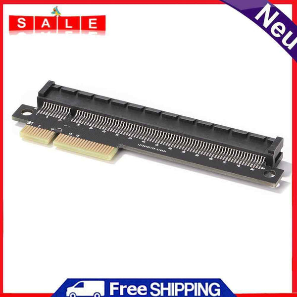 PCI-E 4X to 16X Desktop Card Adapter PCI-E 4X Male to Female Port Converter Card