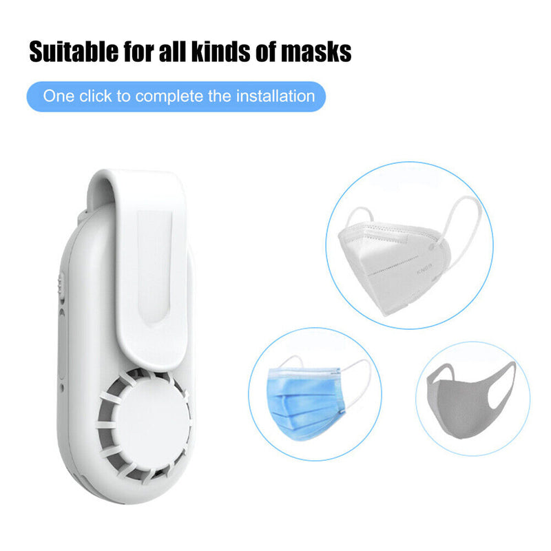 Mini Face Cover Fan USB Clip-On Purifiers Mute Summer Fan Home Cooling Gadgets