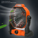Camping Fan with LED Lamp Portable USB Quiet Cooling Fan for Outdoor Picnic