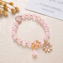 Jewelry Crystal Bracelet Small Daisy Bracelet Cuff Bangles Shiny Bracelets