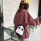 Cute Plush Panda Crossbody Handbag Women Girl Chain Shoulder Bags (Style 1)