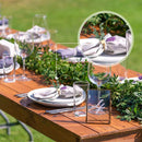 Napkin Holders Eucalyptus Napkin Rings Handmade Wooden Beads Faux Greenery