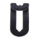 10pcs Mini Flocking Hanging Hook Non Slip Clothing Hanger Hook(Black) Newly