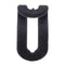10pcs Mini Flocking Hanging Hook Non Slip Clothing Hanger Hook(Black) Newly