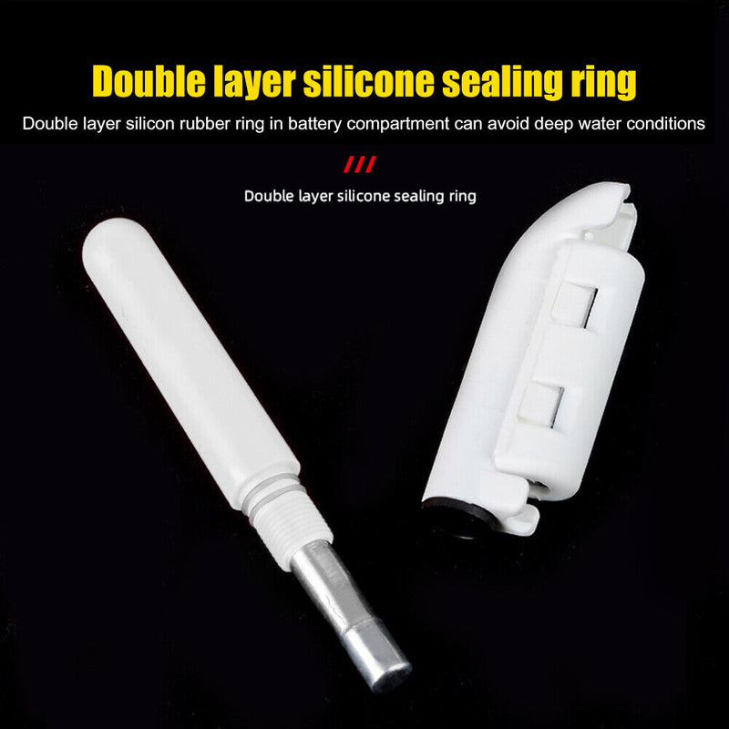 LED Electronic Fishing Bite Alarm Rod Tip Light Fluorescent Carp Night Indicator