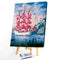 DIY Digital Oil Painting By Numbers Flower Boat Art Picture Kits Wall Decor