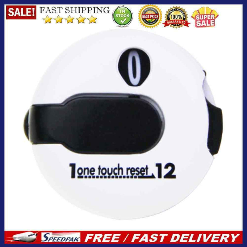 Golf Score Stroke Counter Up to 12 Strokes Golf Scorer Scoring Tools with C