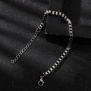 Hip Hop Jewelry Simple Bangle Punk Bracelet Titanium Stainless Steel Wristbands