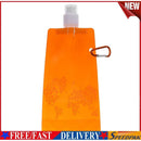 Portable Folding Water Bottle Water Bag Outdoor Sport Supplies(Orange)