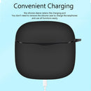 Wireless Earphone Cover for SoundPEATS Air3 Silicone Protector Case (Black)