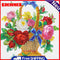 5D DIY Special Shaped Diamond Painting Flower Basketball Cross Stitch Home Decor Kit