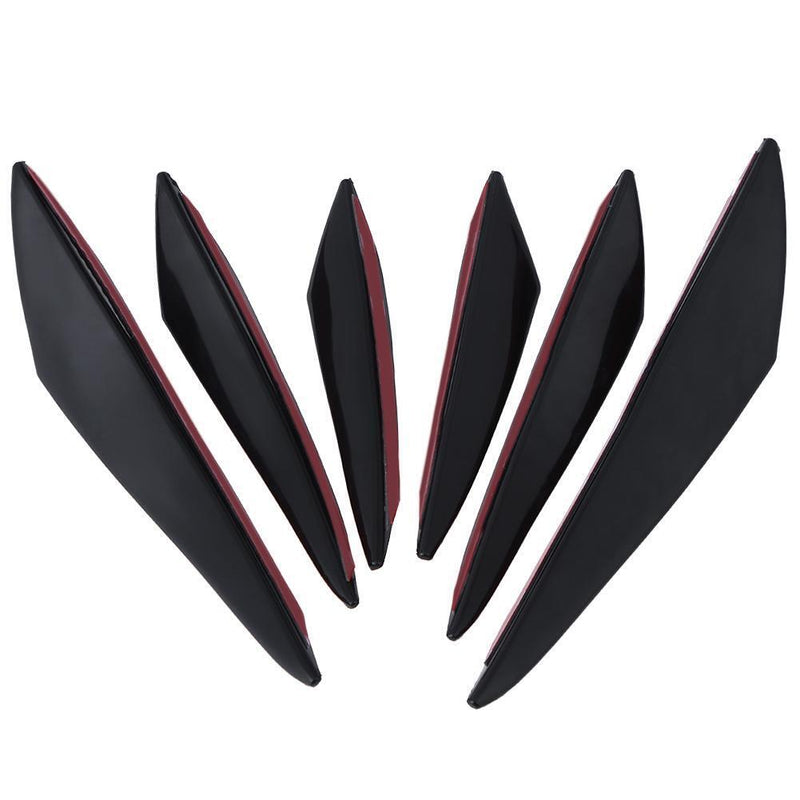6pcs Car Front Bumper Stickers Trims Set Exterior Styling Accessory for Mercedes