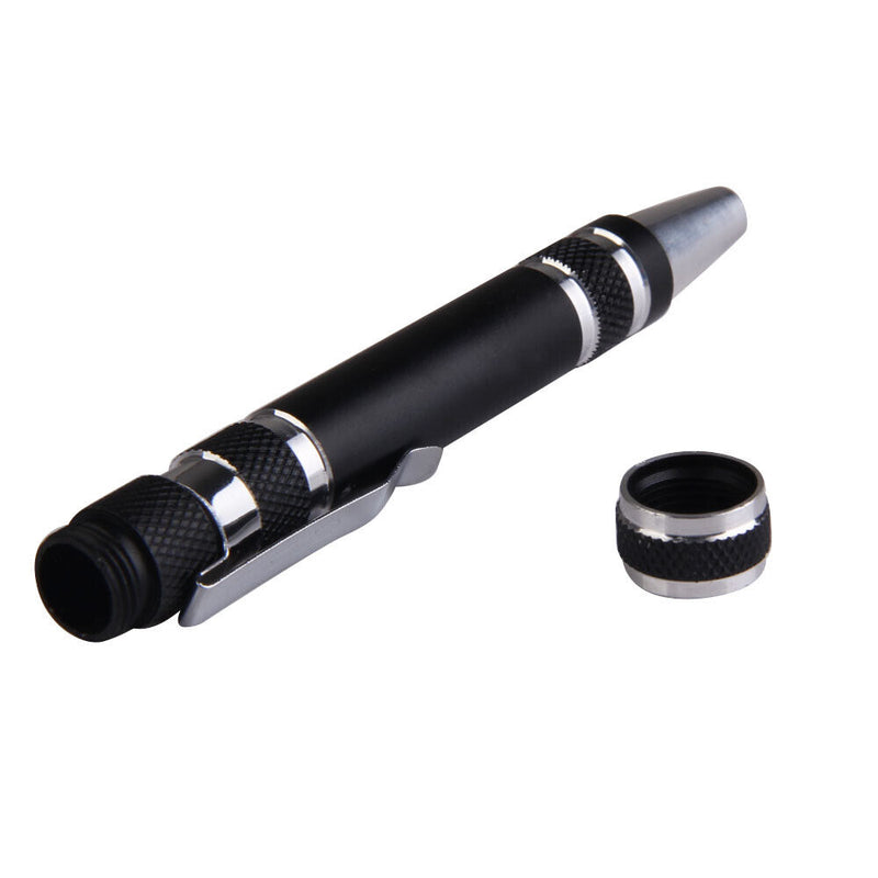 8 Kinds Aluminum Precision Pen Screw Driver Set Kit Mobile Tool Black Newly