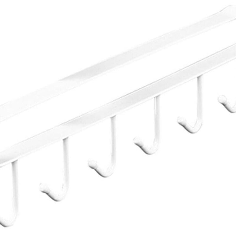 Seamless Towel Storage Wall Mounted Hanger Punch Free Wardrobe Door Back Rack