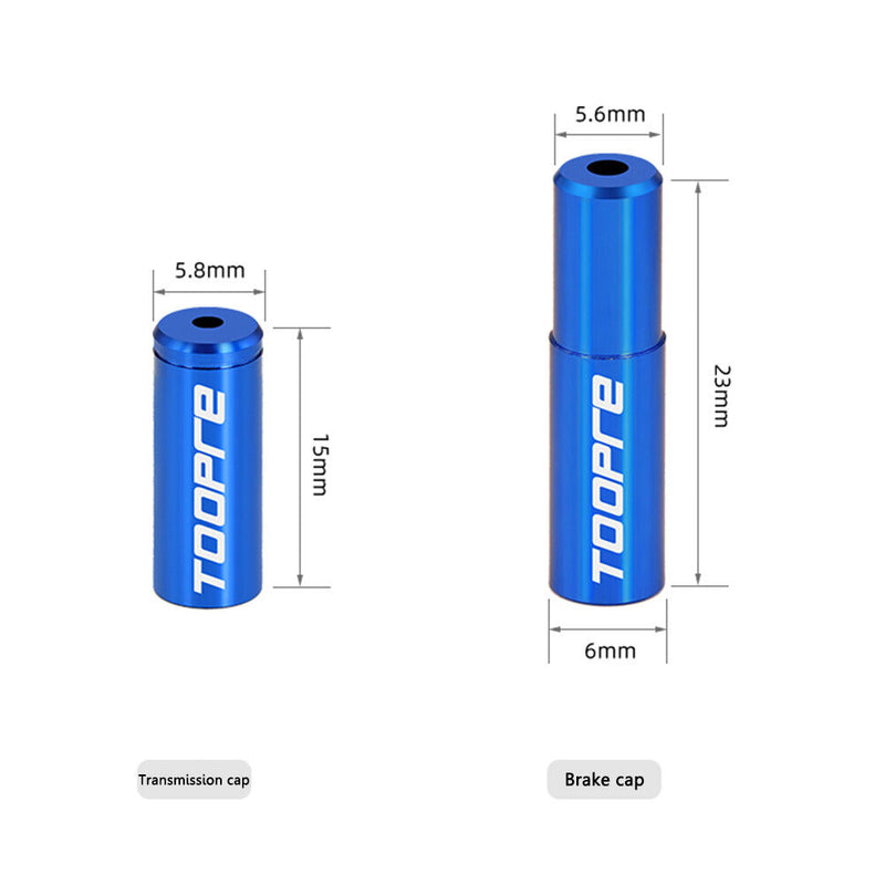 Aluminum Alloy Bicycle Brake Derailleur Shift Inner Wire Tip Cycling Accessor
