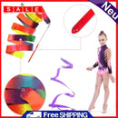 2m Ballet Streamer Gradient Dance Streamers Metal Eyelet for Holiday Decorations