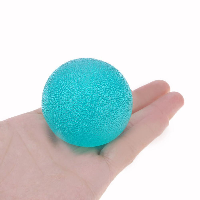 Hand Grip Muscle Power Train Jelly Fitness Finger Exerciser Ball(Green)