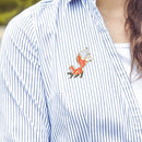 Cute Fox Pins Badge Cartoon Animal Lapel Enamel Brooch Jewelry Gift for Fri