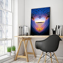 5D DIY Heart Shaped Waves Drawing Full Round Drill Diamond Painting Artwork Kit