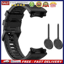 Silicone Watchband with Tools Watch Strap for Amazfit T-Rex 2 A2169 (Black)