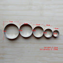 Mousse Ring DIY Slicer Pastry Mold Round Circle Cookies Cutter Stainless Steel