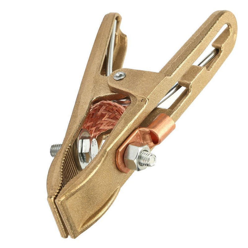 Copper Earth Ground Cable Clip Welding Manual Welder Electrode Clamp (500A)