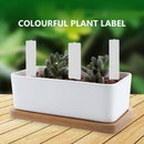 100pcs Plant Label Plant Tag Stake Garden Flower Pot Nursery Marker (White)
