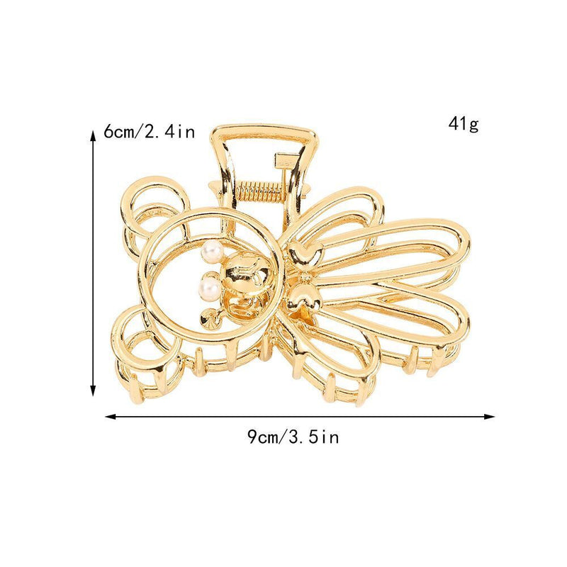 Elegant Cute Cartoon Metal Hairgrip Women's Hair Claws Large Shark Clip