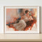 Canvas Paint By Numbers Lying Sofa Lady Oil Hand Painted Drawing Kit Home Decor