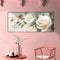 White Rose Oil Paint By Numbers Kits DIY Handpainted on Canvas Wall Art
