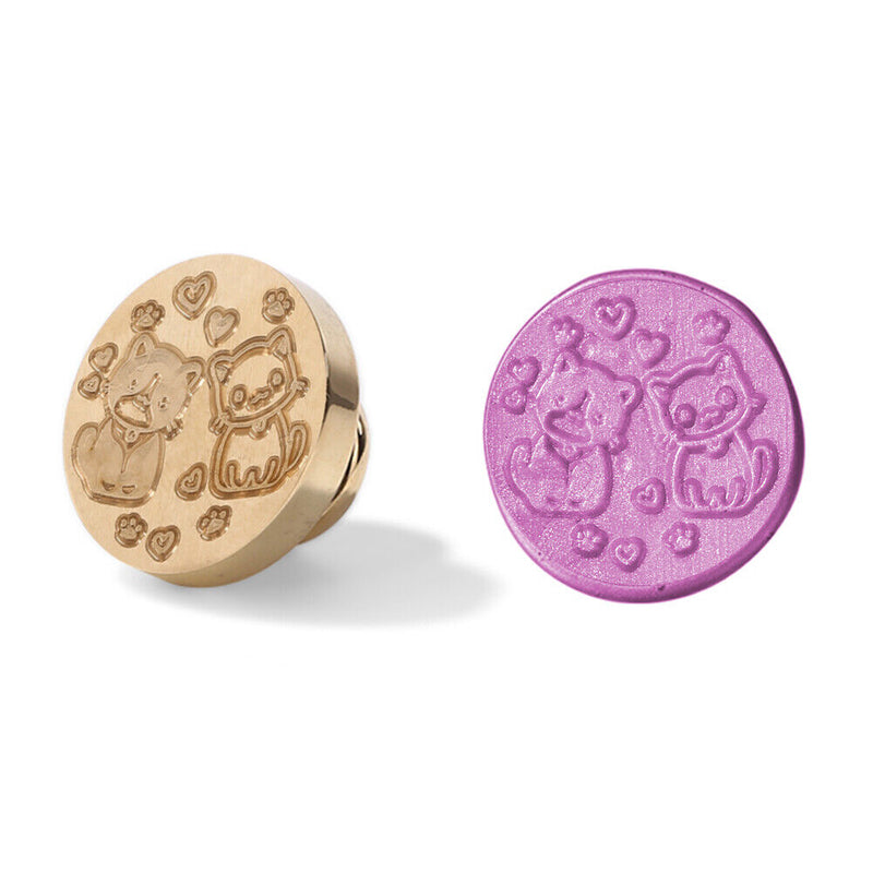 Retro Animal Sealing Wax Stamp Replace Copper Head for Invitations Scrapbooking