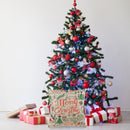 6pcs Xmas Decorative Throw Pillow Case Square Pillowcase for Sofa Bed Supplies