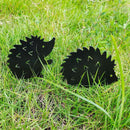 Hedgehog Decoration Silhouette Stakes Pile Plug-in Posts Standing Garden Statue