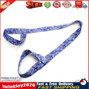 Yoga Mat Strap Belt Adjustable Shoulder Fitness Carrying Bel (Blue Flower) Newly