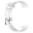 Soft Silicone Sports Adjustable 18mm Solid Color Watchband Wrist Strap Bracelet