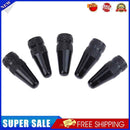 5pcs Bicycle Presta High Aluminium Pressure Valve Caps Dust Covers (Black)