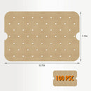 Air Fryer Blotting Paper Kitchen Parchment Silicone Paper (Brown Large) Newly