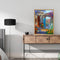 Backyard Flower Oil Painting By Numbers Kit DIY Frameless Picture On Canvas