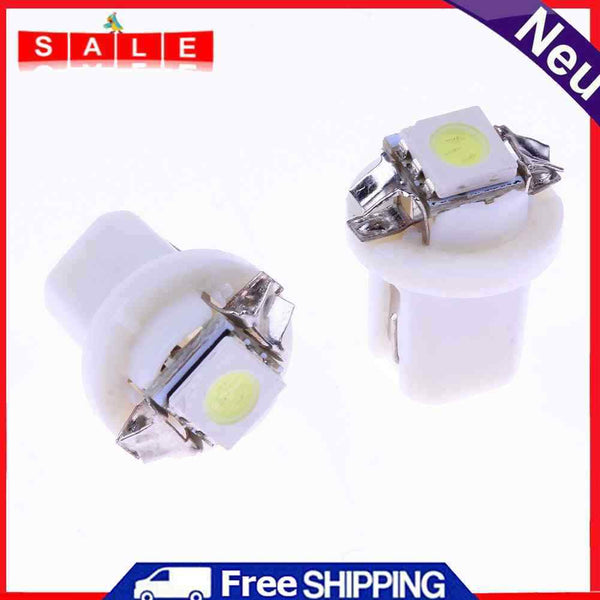 VODOOL 10pcs T5 B8.5D 5050 SMD LED Car Dashboard Heating Indicator Wedge