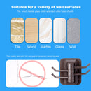 Strong Stick Adhesive Rotary Hooks 4 in 1 Wall Hangers Holder for Bathroom