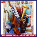 5D DIY Full Drill Diamond Painting Musical Instruments Cross Stitch Craft