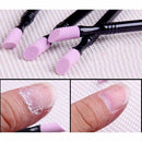Stick Grinding Rods Dead Skin Remover Cuticle Pusher Nail File Pen Double-ended
