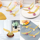 Chocolate Decoration Dessert Toppers Wings Cake Decor Hollowed Wings Toppers