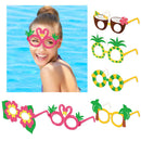 6pcs Hawaii Summer Party Paper Glasses Kid Beach Party Funny Photo Props Decor