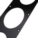 VODOOL 2ST Universal Car Rear Bumper Air Turnoff Diffuser Panels Alum