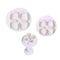 3Pcs / Set Hydrangea Fondant Cake Decorating Sugarcraft Cookie Cutters F7B1