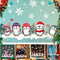 Christmas Penguin Window Glass Stickers Mirror Stickers Snowflake Wall Door~